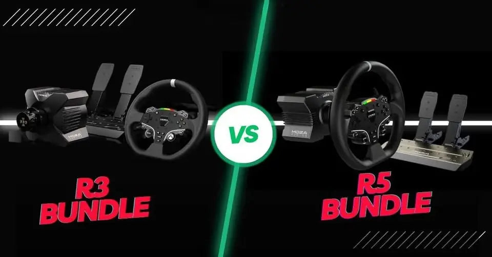 🏁 Beginner’s Guide: MOZA Racing R5 vs R3 (PC) vs R3 (Xbox) – Which One Is Right for You? - Sim Race Webshop B.V.
