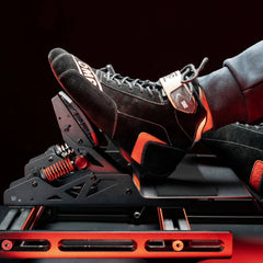 SIMAGIC P700 pedals in use with racing shoes