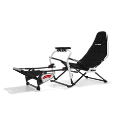 Playseat Challenge DD F1 Edition installed in a living room Formula racing setup