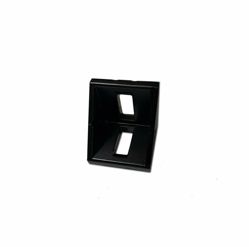 SimXPro 10x Corner Bracket - 4040 Aluminium Black SimXPro SimXPro Corner brackets  Sim Race Webshop B.V.