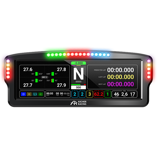 Ascher Racing 8" Dashboard Ascher Racing