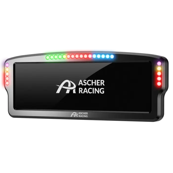 Ascher Racing 8" Dashboard Ascher Racing Ascher Racing Data Display (DDU)  Sim Race Webshop B.V.