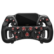 Asetek SimSports Invicta Formula Wheel – Red on Black Edition Asetek SimSports Asetek SimSports Steering Wheel  Sim Race Webshop B.V.