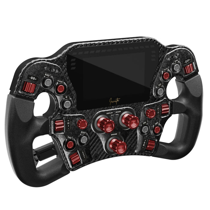 Asetek SimSports Invicta Formula Wheel – Red on Black Edition Asetek SimSports