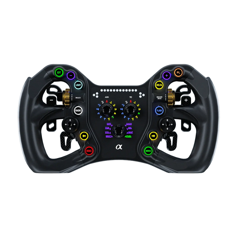 Bavarian Sim Tec ALPHA Sim Steering Wheel Bavarian Sim Tec Bavarian Sim Tec Steering Wheel  Sim Race Webshop B.V.
