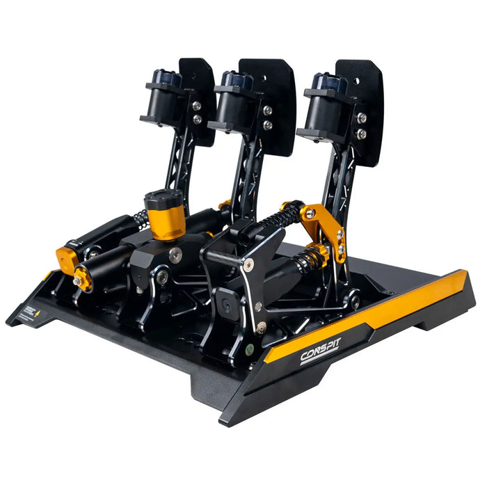 CONSPIT CPP EVO 3 V2 Hydraulic Pedal Set (3-Pedal) – Black