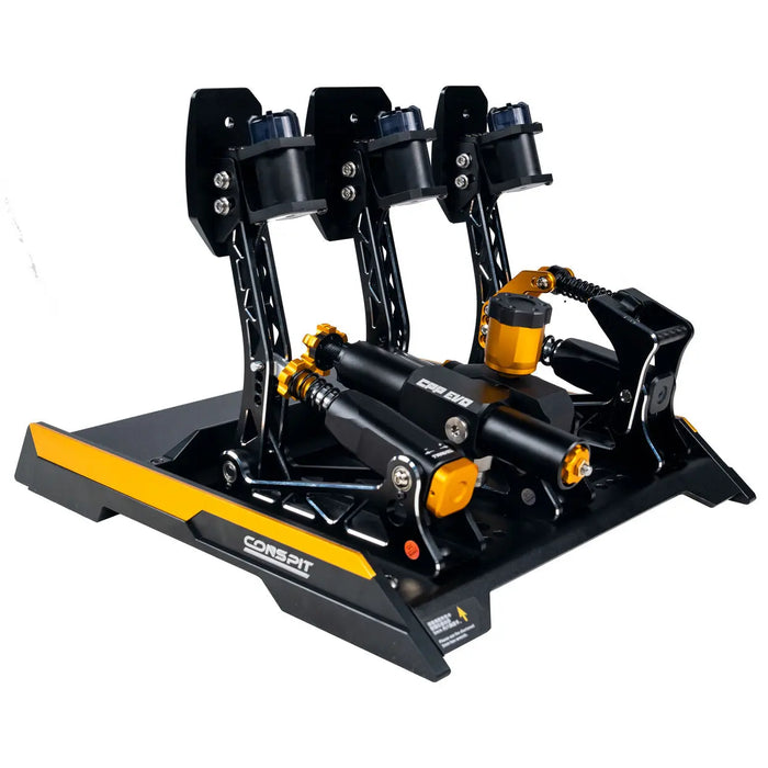 CONSPIT CPP EVO 3 V2 Hydraulic Pedal Set (3-Pedal) – Black