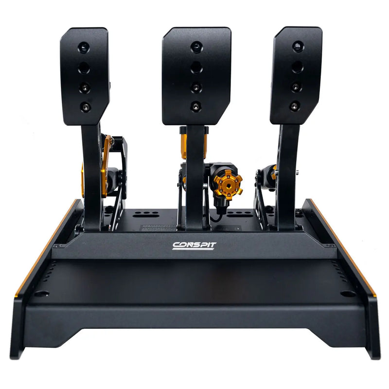 CONSPIT CPP EVO 3 V2 Hydraulic Pedal Set (3-Pedal) – Black Conspit Conspit Sim Pedals  Sim Race Webshop B.V.