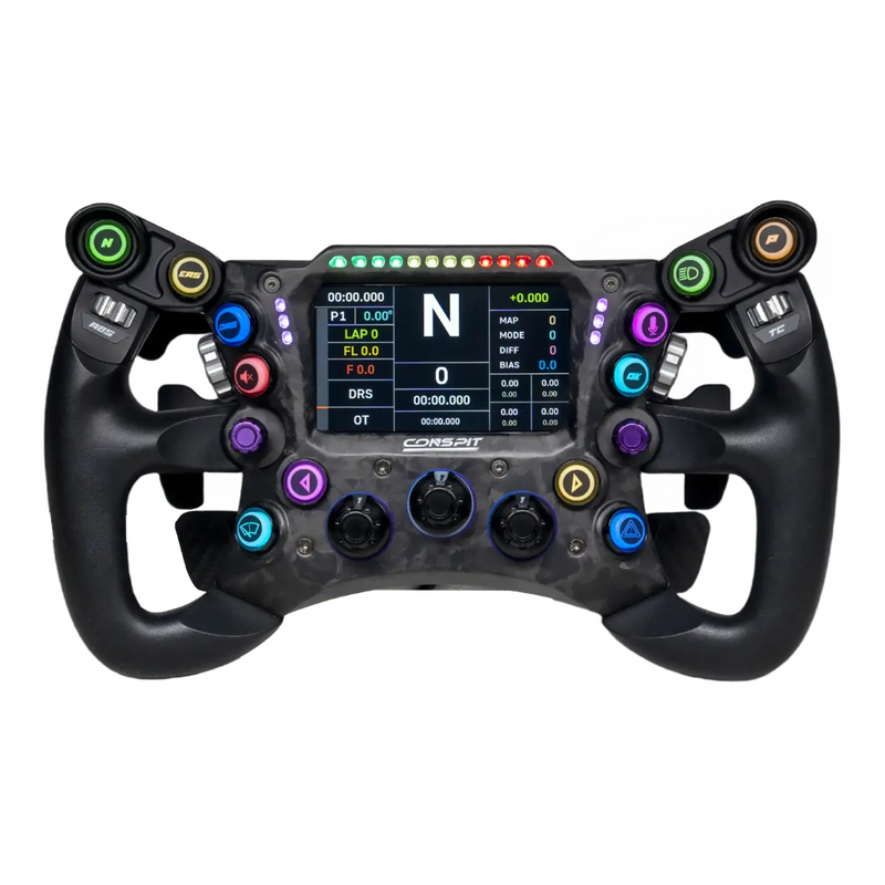 Conspit 290GP Formula Wheel – Black Conspit Conspit Steering Wheel  Sim Race Webshop B.V.