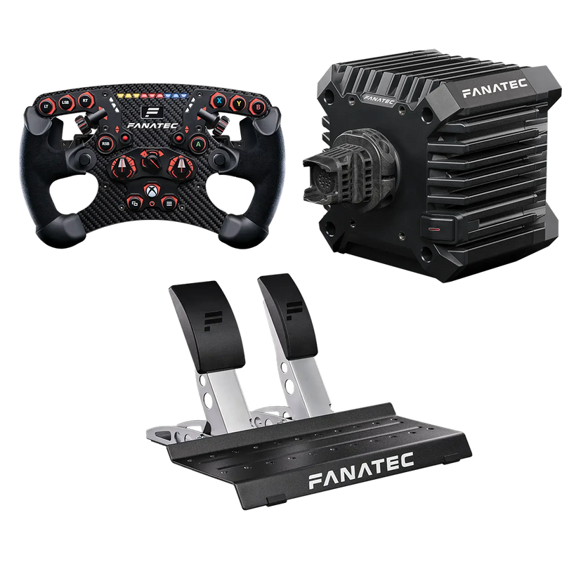 Fanatec CSL DD QR2 (5 Nm) + Formula V2.5 X Wheel + CSL 2-Pedal Set (Xbox Series X|S, Xbox One, PC) Fanatec / Corsair Fanatec / Corsair Wheel base + Wheel + Pedal Bundle  Sim Race Webshop B.V.
