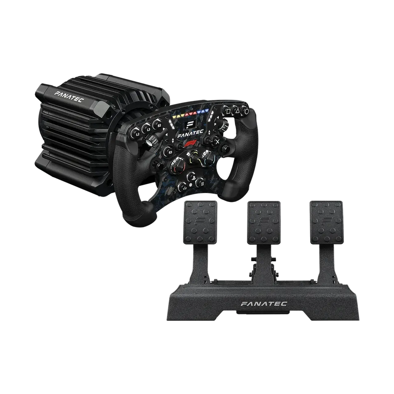 Fanatec ClubSport Racing Wheel F1® + CSL Elite V2 Ready2Race Bundle - Playstation / PC Fanatec / Corsair Fanatec / Corsair Wheel base + Wheel + Pedal Bundle  Sim Race Webshop B.V.
