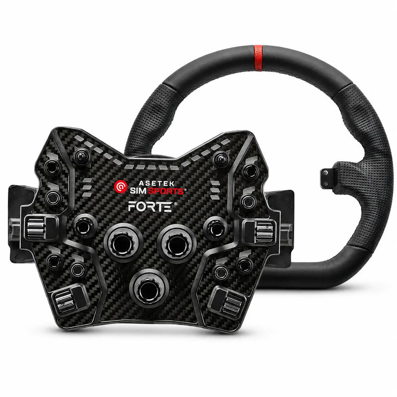 Asetek SimSports Forte GT Button Box (Black, Aluminum) Asetek SimSports Asetek SimSports Button Box  Sim Race Webshop B.V.