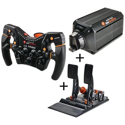 Asetek SimSports La Prima Formula & Forte Pedal Bundle Asetek SimSports