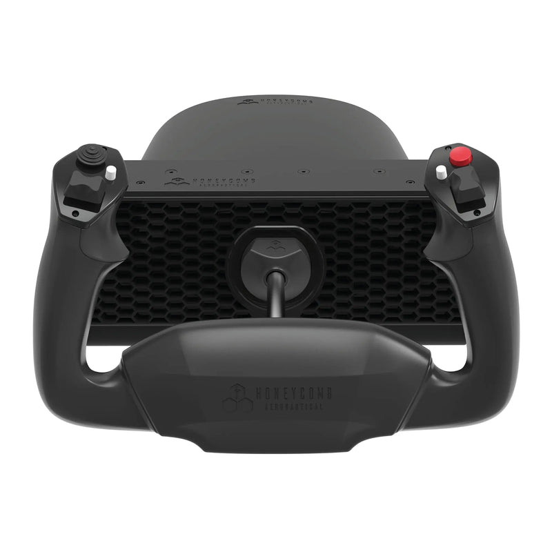 Honeycomb Alpha Flight Controls Lite Yoke + Switch Panel (PC/Mac) Honeycomb Honeycomb Flight Yoke  Sim Race Webshop B.V.