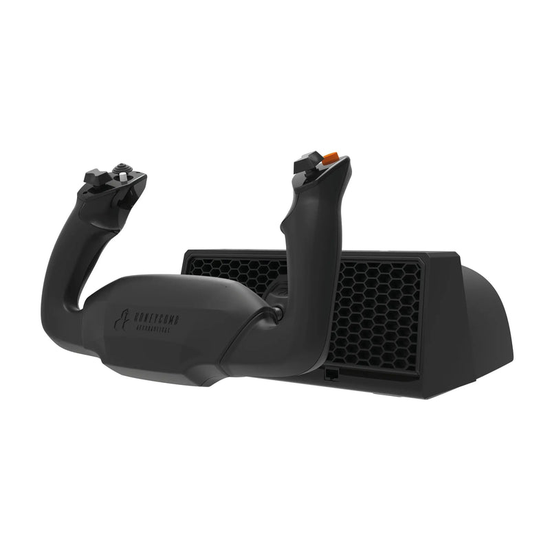 Honeycomb Alpha Flight Controls Lite Yoke + Switch Panel (PC/Mac) Honeycomb Honeycomb Flight Yoke  Sim Race Webshop B.V.