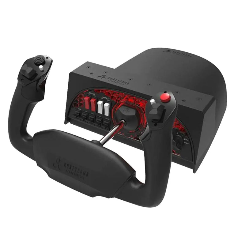 Honeycomb Alpha Flight Controls Yoke + Switch Panel (PC) Honeycomb Honeycomb Flight Yoke  Sim Race Webshop B.V.