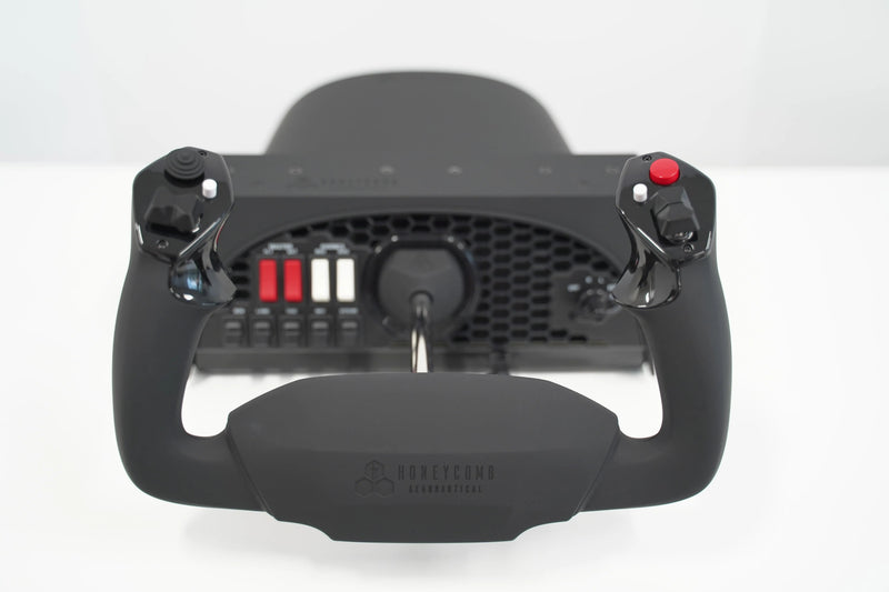 Honeycomb Alpha Flight Controls Yoke + Switch Panel (PC) Honeycomb Honeycomb Flight Yoke  Sim Race Webshop B.V.