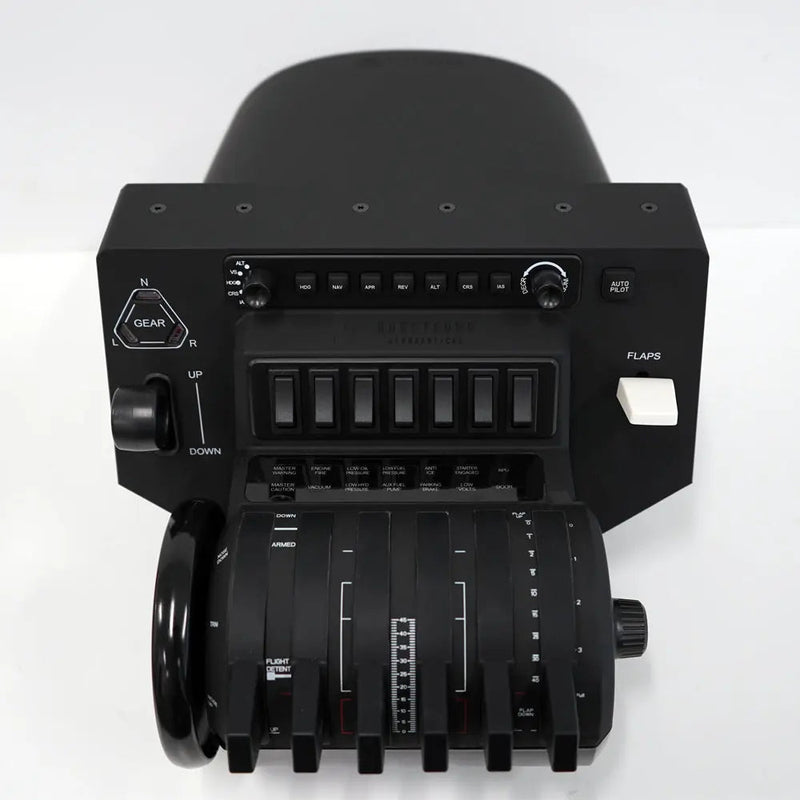 Honeycomb Bravo Throttle Quadrant with Auto Pilot + Annunciator Panel (PC) Honeycomb Honeycomb Throttle  Sim Race Webshop B.V.