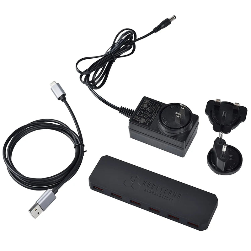 Honeycomb Flight Sim USB HUB (Global) (PC) Honeycomb Honeycomb Flight accessoires  Sim Race Webshop B.V.