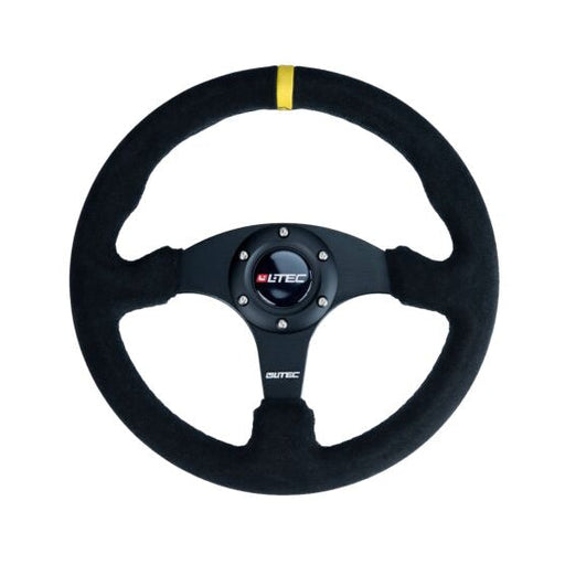 LTEC BAS ECO Steering Wheel Suede 330mm – Flat 3-Spoke Racing Wheel Ltec Ltec Steering Rim  Sim Race Webshop B.V.