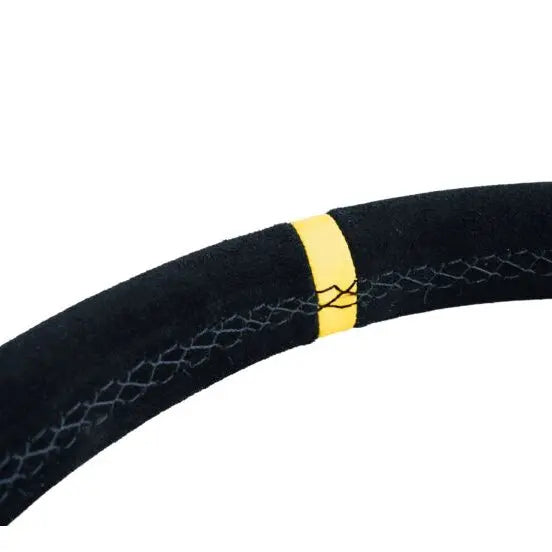 LTEC BAS ECO Steering Wheel Suede 330mm – Flat 3-Spoke Racing Wheel