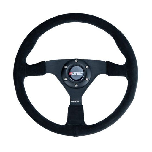 LTEC BAS ECO Steering Wheel Suede 350mm – 35mm Dish Ltec Ltec Steering Rim  Sim Race Webshop B.V.
