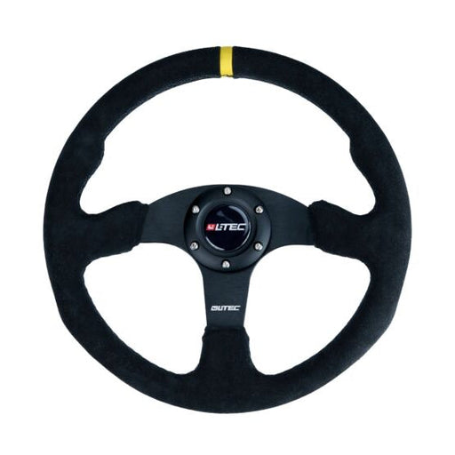 LTEC BAS ECO Steering Wheel Suede 350mm – Flat (0mm Dish) Ltec Ltec Steering Rim  Sim Race Webshop B.V.