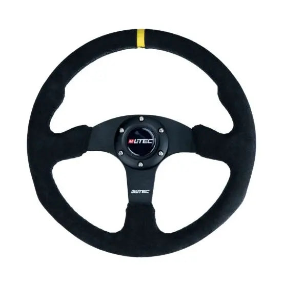 LTEC BAS ECO Steering Wheel Suede 350mm – Flat (0mm Dish)