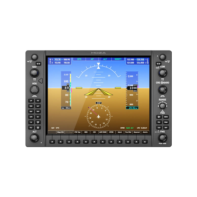 MOZA MGX1000 Instrument Panel MOZA Racing MOZA Racing Flight Instrumenten Panel  Sim Race Webshop B.V.