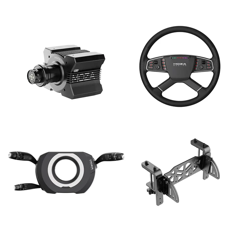 Moza Racing R9 Direct Drive Wheel Base - V3 - Truckers bundle MOZA Racing MOZA Racing Wheel base + wheel  Sim Race Webshop B.V.