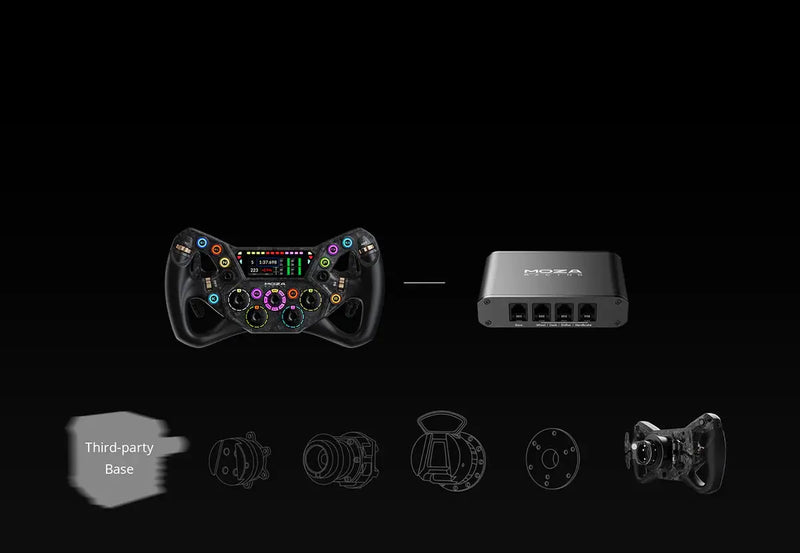 Moza Racing KS PRO Steering Wheel MOZA Racing MOZA Racing Steering Wheel  Sim Race Webshop B.V.