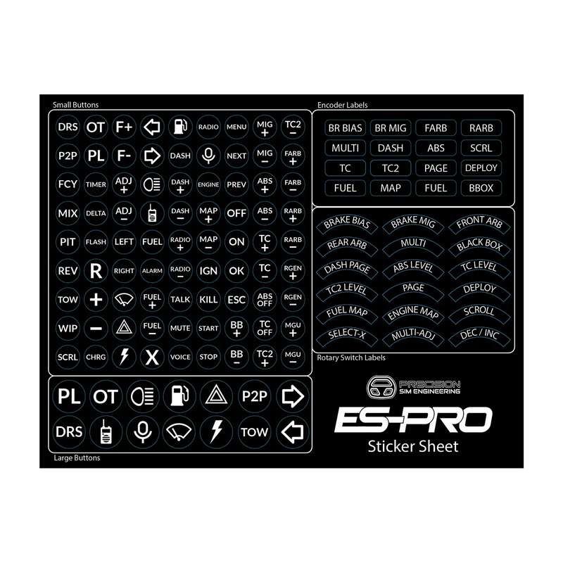 Precision Sim Engineering ES-Pro Steering Wheel Precision Sim Engineering Precision Sim Engineering Steering Wheel  Sim Race Webshop B.V.