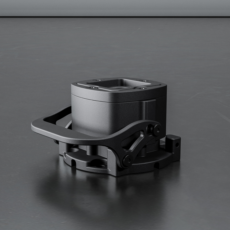 Sim-Lab XERO-PLAY V2 base-side quick release release-lever view