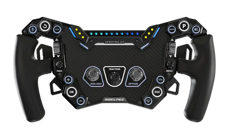 SOELPEC Spectra LT – Formula-Style RGB Sim Racing Wheel Soelpec Soelpec Steering Wheel  Sim Race Webshop B.V.