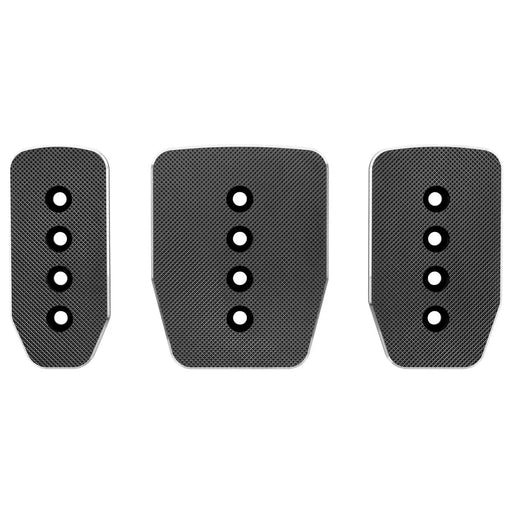 Simagic 3-Pedal Face Set – Flat Aluminum Pedal Plates Simagic Simagic Pedal Plates  Sim Race Webshop B.V.
