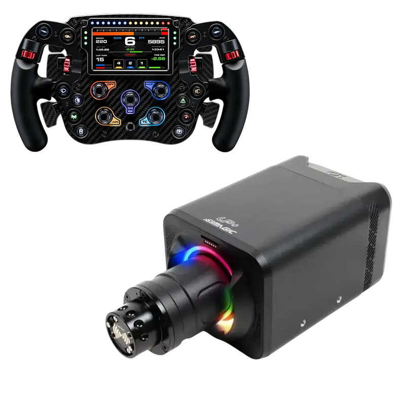 Simagic Alpha EVO Sport (9Nm) + Simagic FX Pro Steering Wheel V2 Bundle Simagic Simagic Wheel base + wheel  Sim Race Webshop B.V.