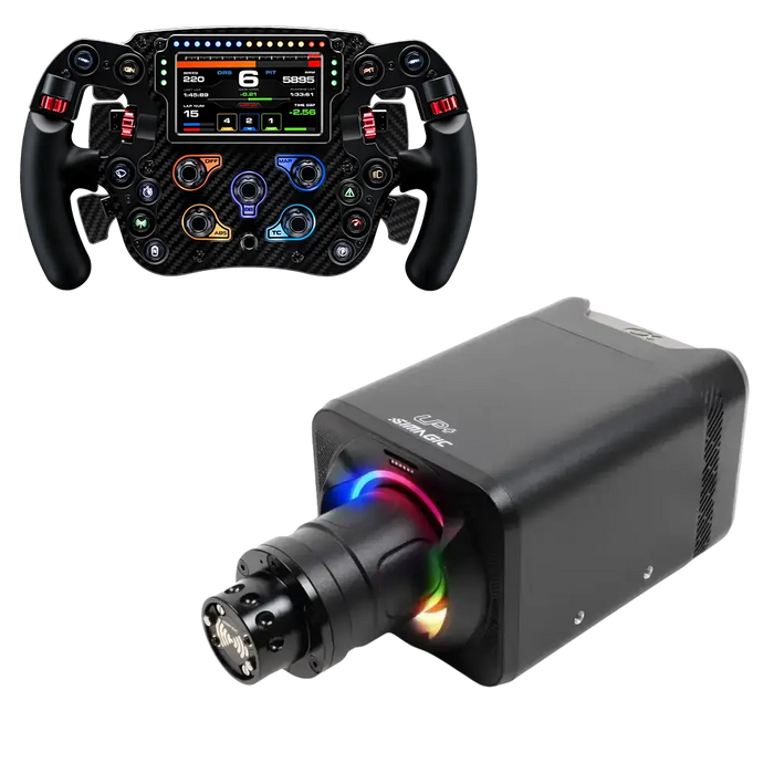Simagic Alpha EVO Sport (9Nm) + Simagic FX Pro Steering Wheel V2 Bundle Simagic