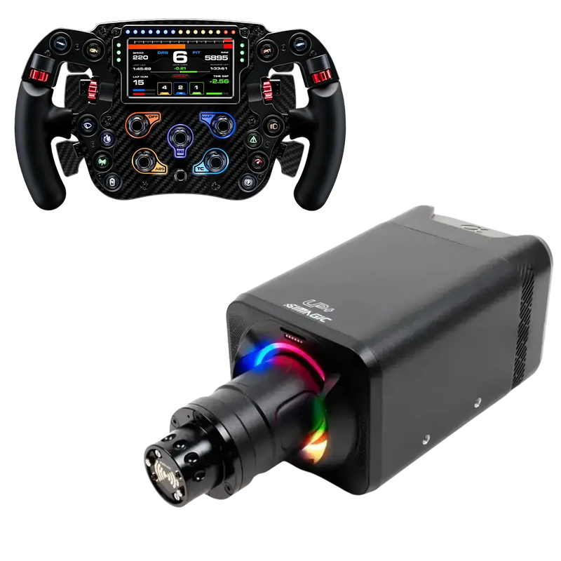 Simagic Alpha EVO (12Nm) + Simagic FX Pro Steering Wheel V2 Bundle Simagic Simagic Wheel base + wheel  Sim Race Webshop B.V.