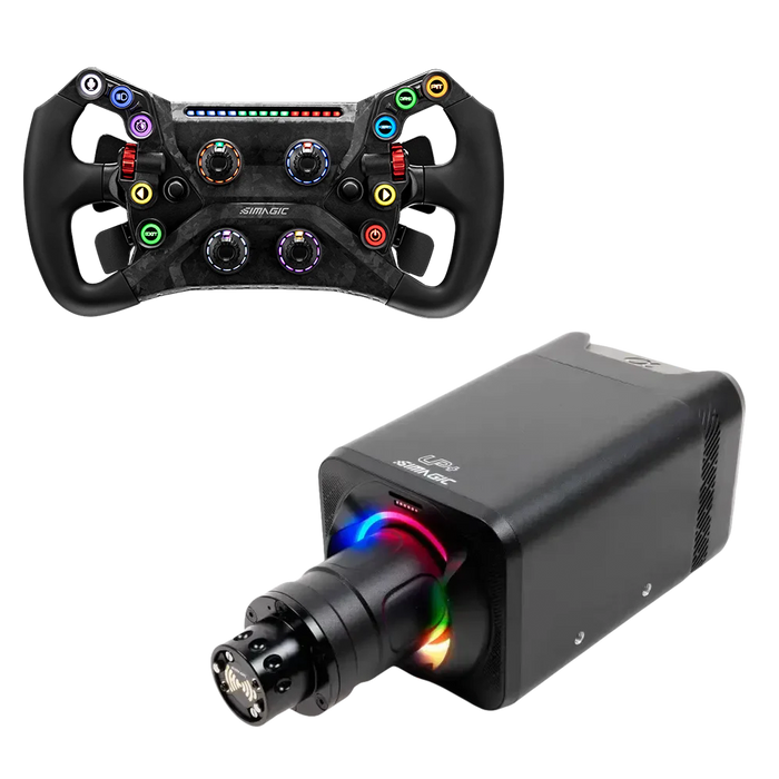 Simagic Alpha EVO 12Nm + GT Neo V2 Steering Wheel Bundle Simagic