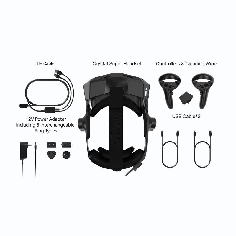 Pimax Crystal Super official package contents