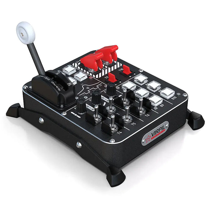 VIRPIL Controls Universal Control Panel #2 – RGB – 24 Inputs (Black) Virpil Controls