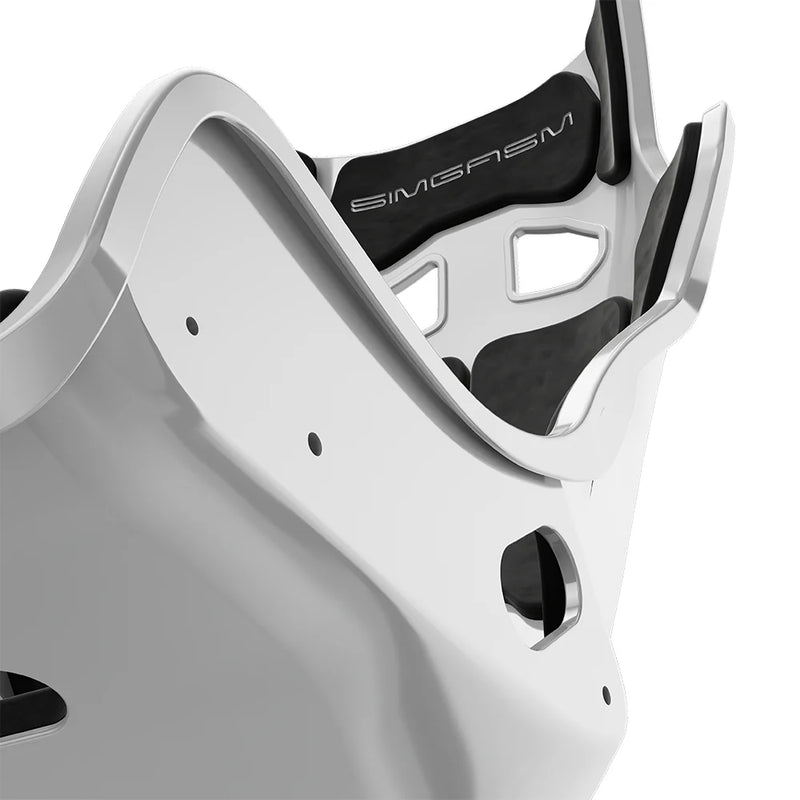 SIMGASM | Atlas Gran Turismo - White | Sim Racing Seat SIMGASM SIMGASM Seat  Sim Race Webshop B.V.