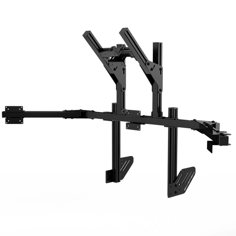 SIMGASM | Core Integrated quad monitor stand vesa 75/100 SIMGASM SIMGASM Monitorstand  Sim Race Webshop B.V.