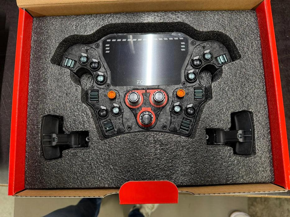 Asetek SimSports Forte® Formula Pro Steering Wheel + LMP Handles – Outlet Bundle Asetek SimSports