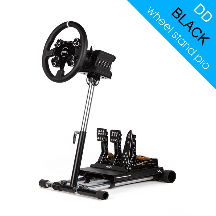 Wheel Stand Pro DD for Logitech, Fanatec, Moza Racing R9, R12 - BLACK Wheel Stand Pro