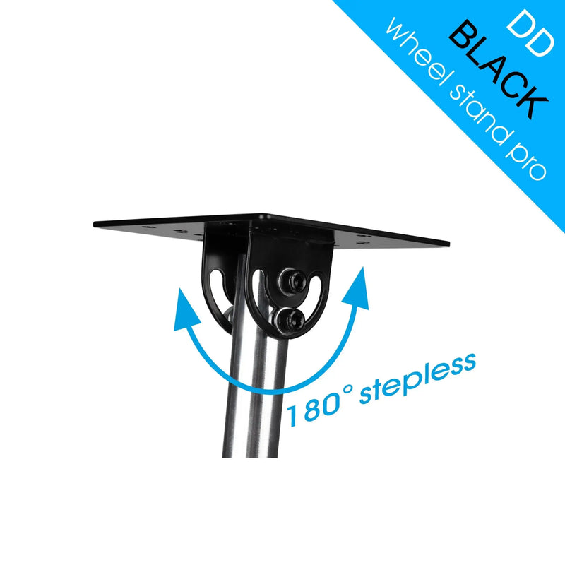 Wheel Stand Pro DD for Logitech, Fanatec, Moza Racing R9, R12 - BLACK Wheel Stand Pro Wheel Stand Pro Wheel Stand  Sim Race Webshop B.V.