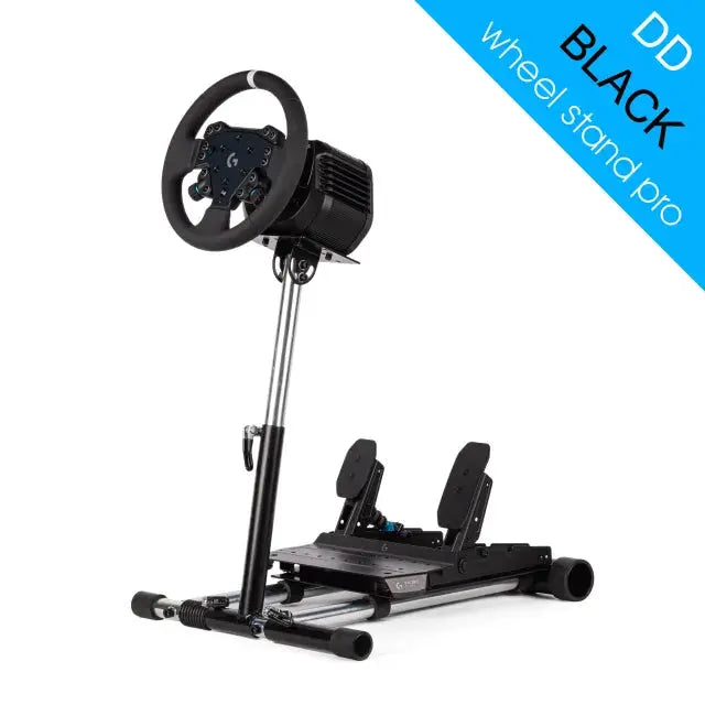 Wheel Stand Pro DD for Logitech, Fanatec, Moza Racing R9, R12 - BLACK Wheel Stand Pro