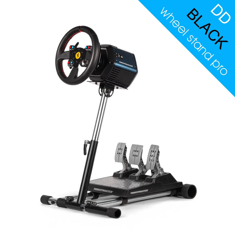 Wheel Stand Pro DD for Logitech, Fanatec, Moza Racing R9, R12 - BLACK Wheel Stand Pro Wheel Stand Pro Wheel Stand  Sim Race Webshop B.V.