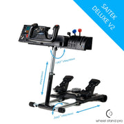 Wheel Stand Pro for Saitek Pro Flight Yoke System – Deluxe V2 Wheel Stand Pro Wheel Stand Pro Wheel Stand  Sim Race Webshop B.V.