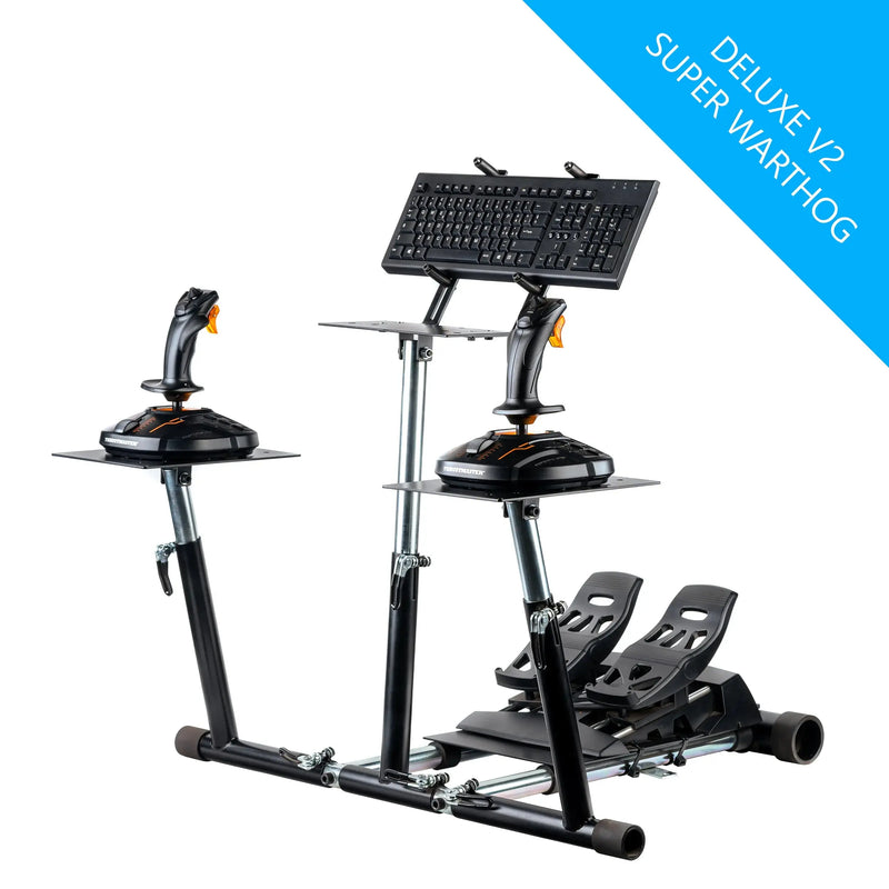 Wheel Stand Pro for Thrustmaster HOTAS WARTHOG™, Saitek X-55, X52/Pro, X65 – Deluxe V2 Wheel Stand Pro Wheel Stand Pro Wheel Stand  Sim Race Webshop B.V.